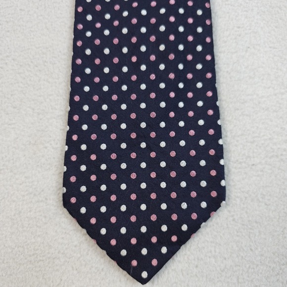 Burberry Other - Burberry London Tie Mens Silk Polka Dot Classic Formal Made Italy 58x3.25